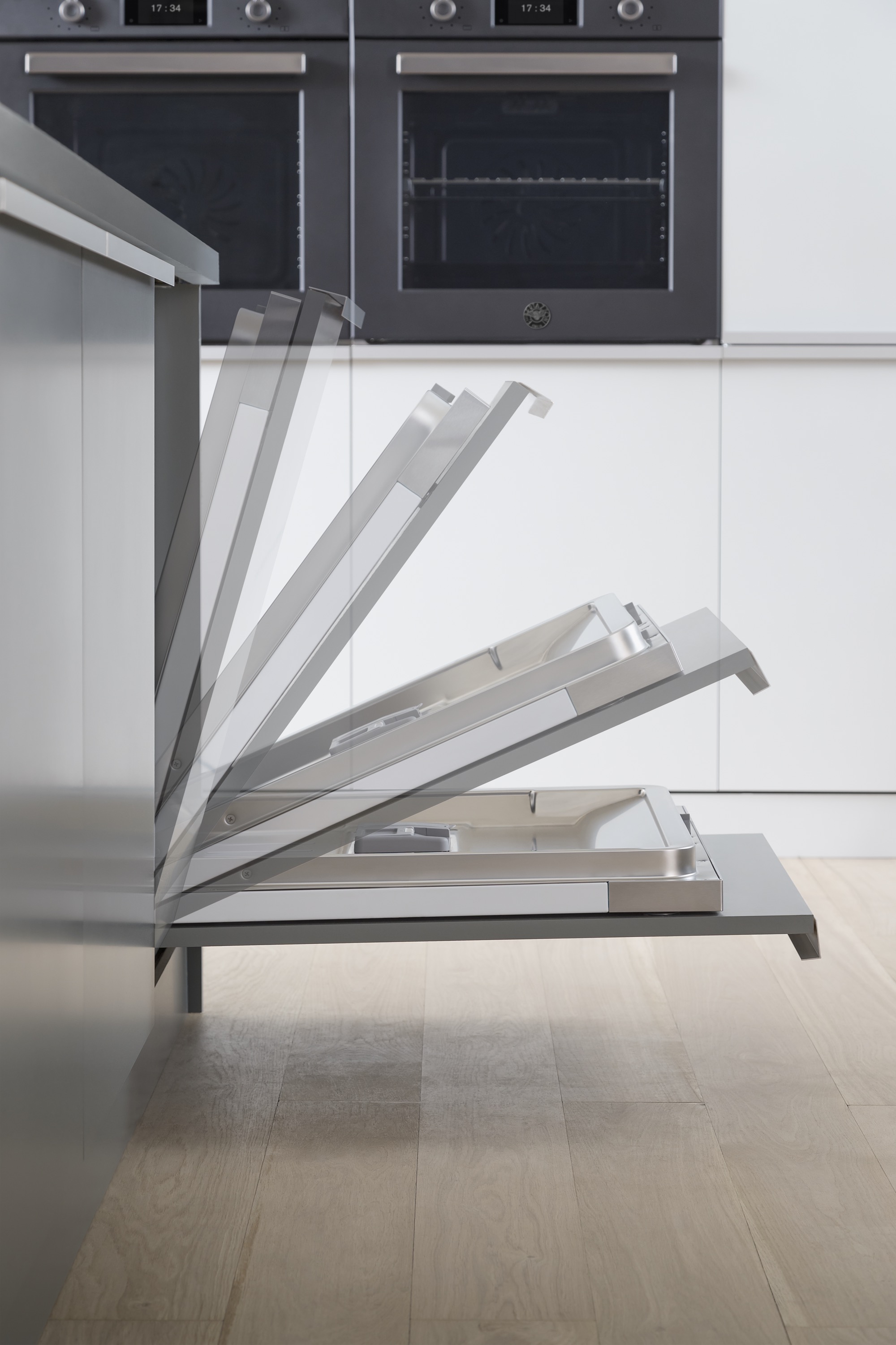 ΠΛΥΝΤΗΡΙΟ ΠΙΑΤΩΝ BERTAZZONI DW6083PRTS | ΠΛΗΡΩΣ ΕΝΤΟΙΧΙΖΟΜΕΝΟ | SLIDING DOOR 5